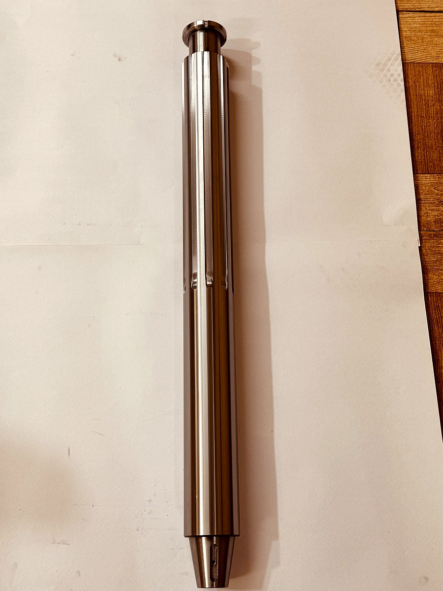Polished roller cylinder CNC machined India