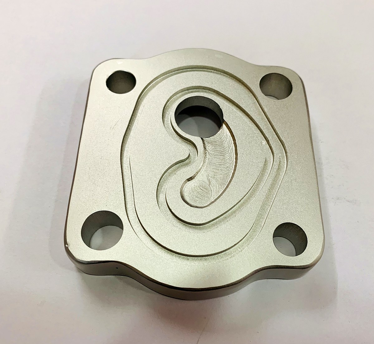 CNC milled scroll housing aluminium India